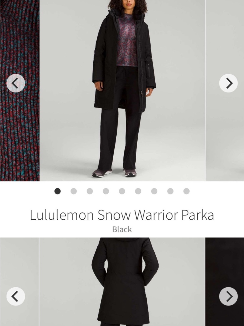 lululemon athletica Snow Warrior Parka - Black